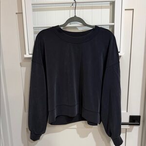 lululemon athletica Dark Gray Sweatshirt
